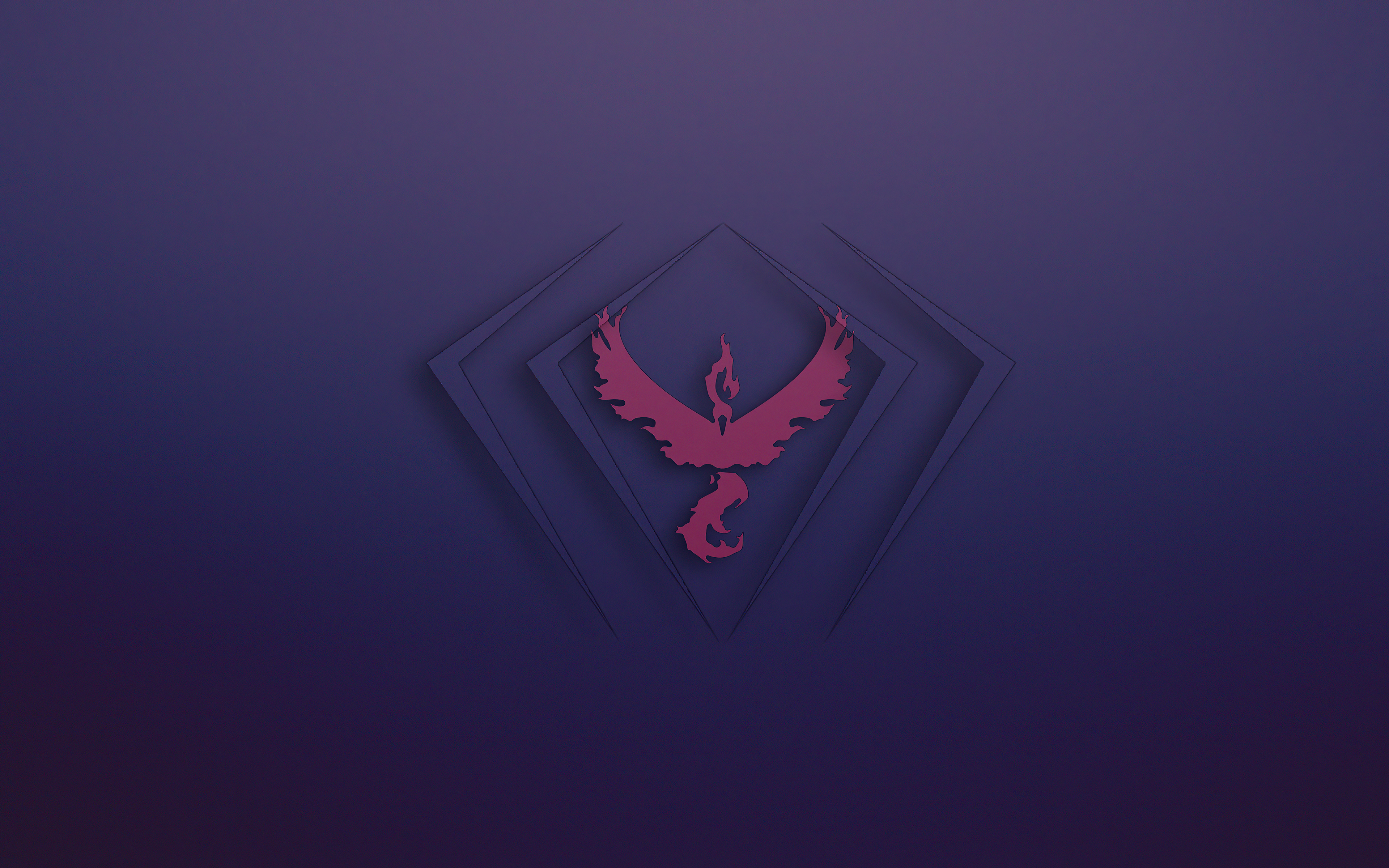 Phoenix logo from Pokemon 4K HD Wallpaper
