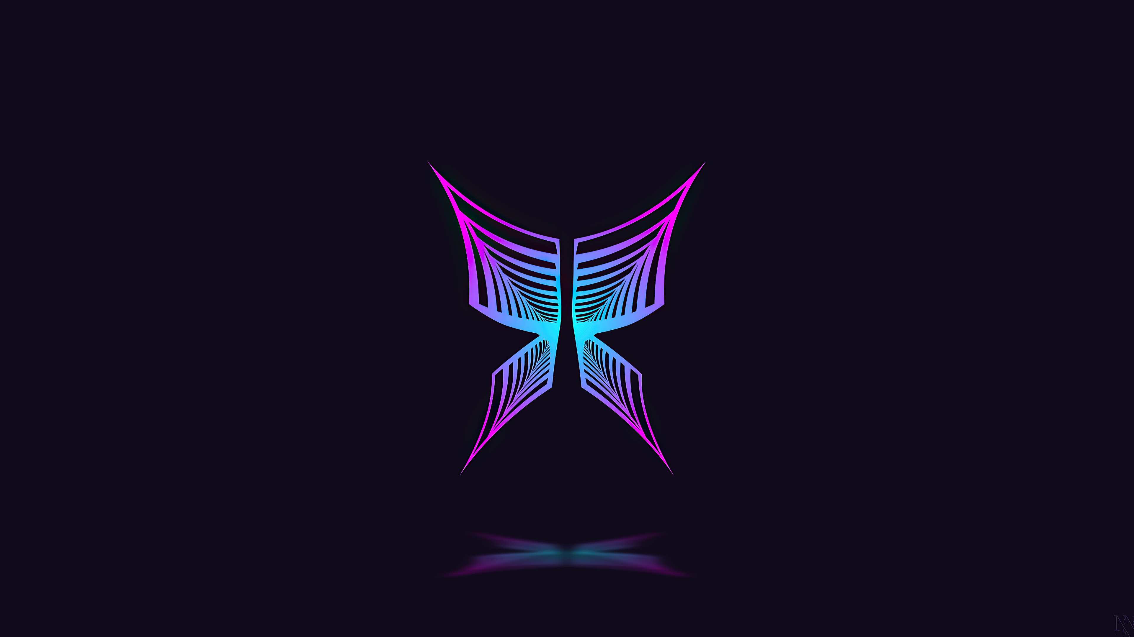 Abstract Butterfly Digital Art 4K HD Wallpaper