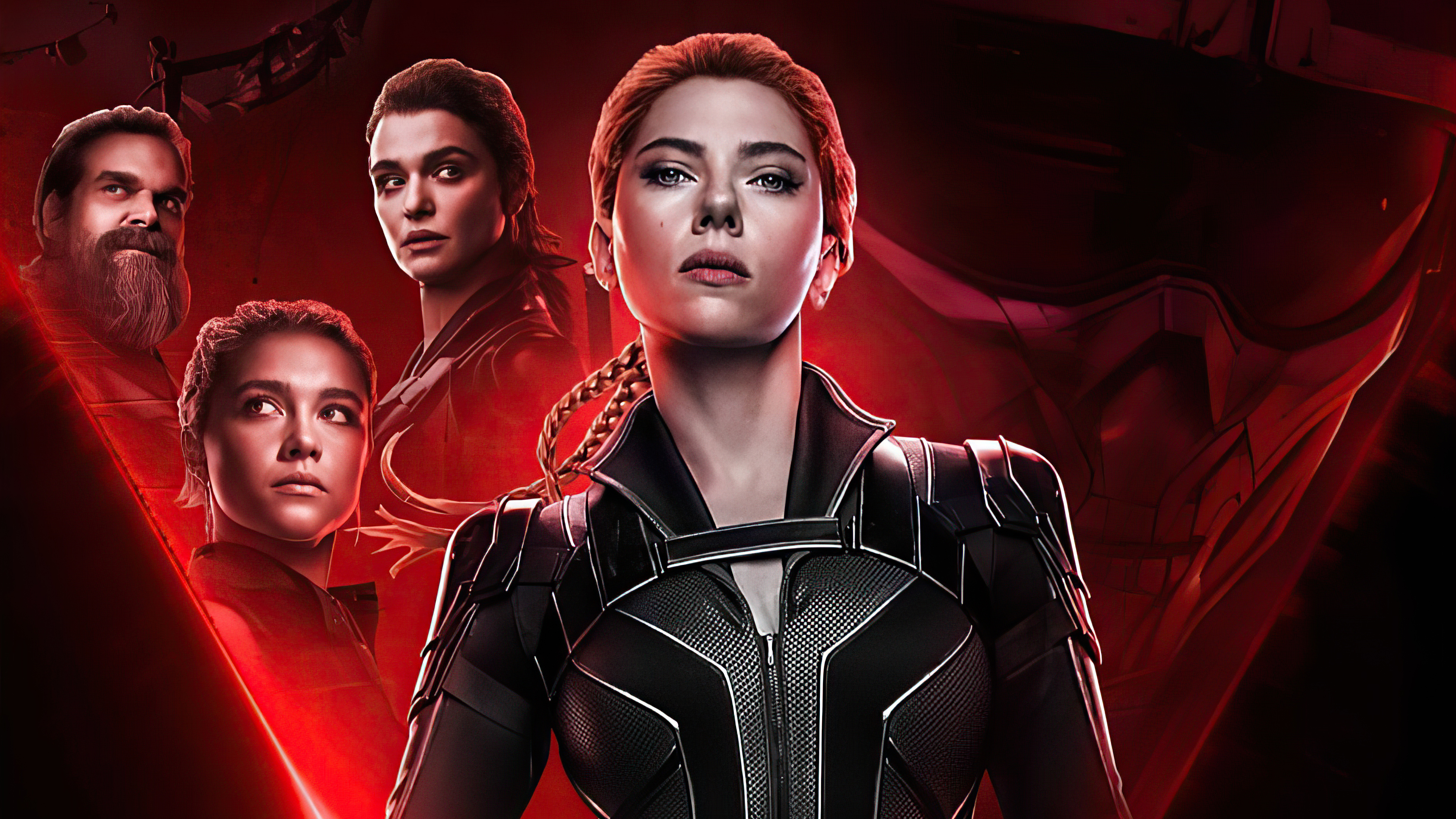 Black Widow movie poster with Scarlett Johansson HD Wallpaper