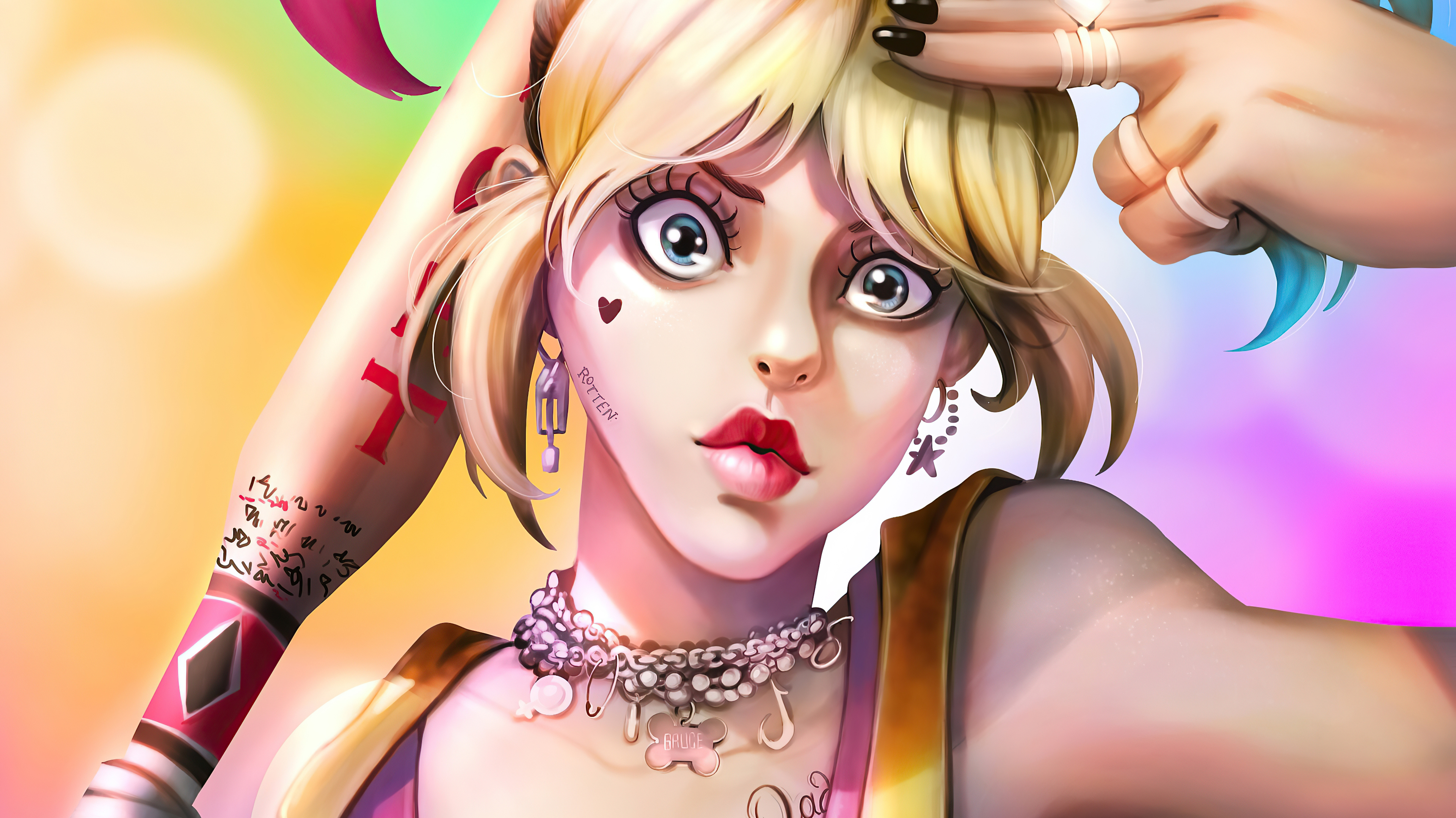 Harley Quinn artwork 4K HD Wallpaper