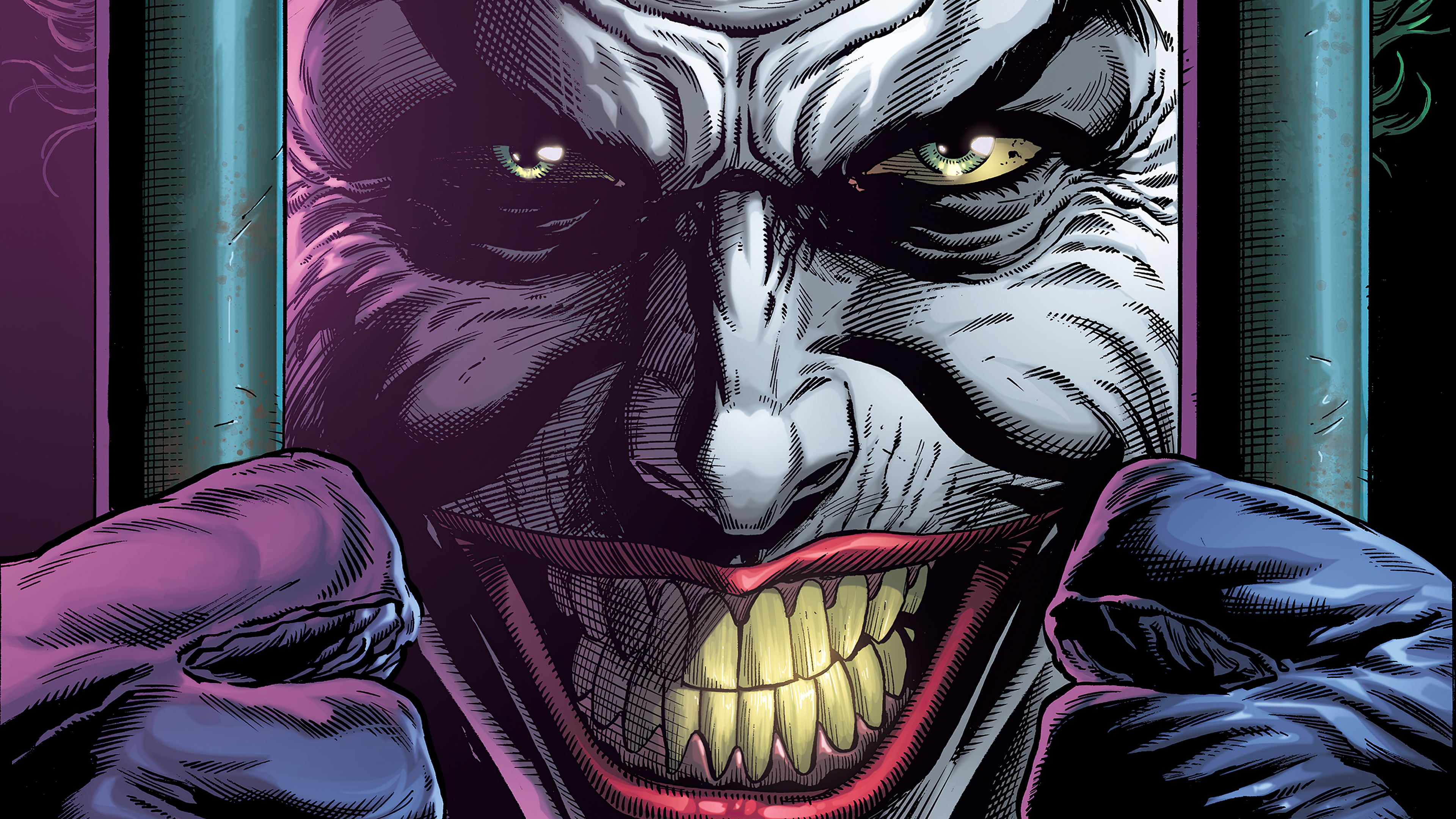 The Joker from DC Comics 4K HD Wallpaper