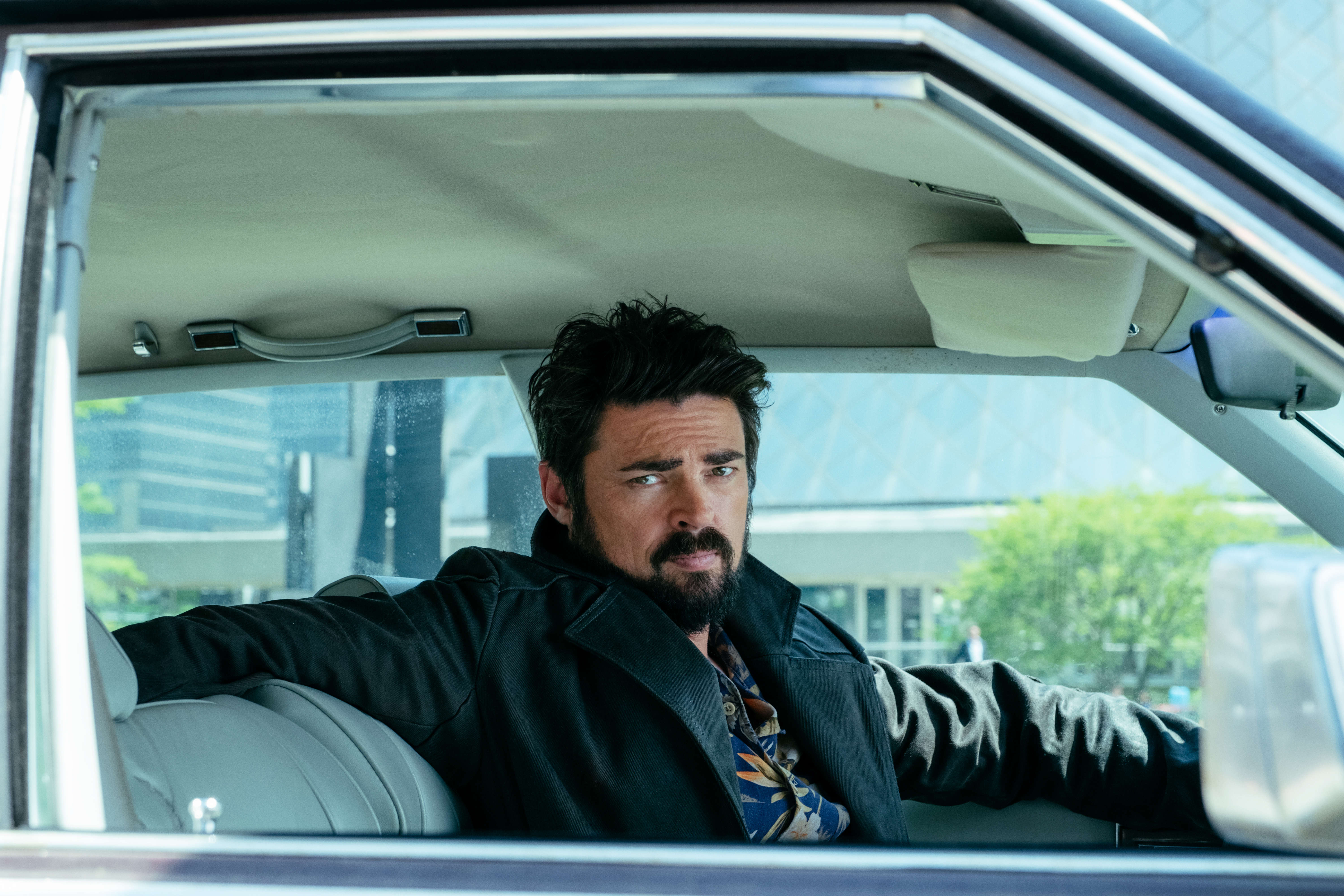 Billy Butcher from The Boys in a car HD Wallpaper