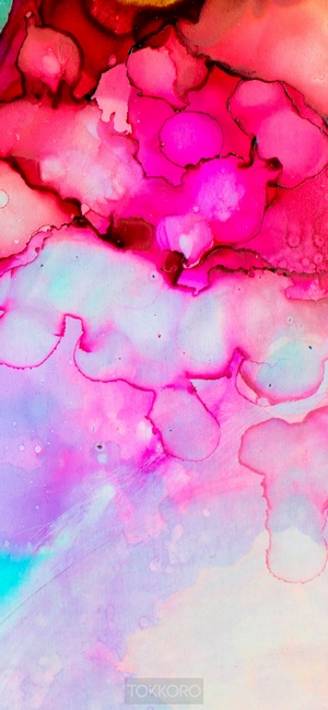 Abstract multicolor bright ink splash iPhone XS Max 1242x2688