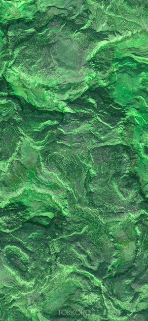 Green textured terrain, iPhone XS Max wallpaper