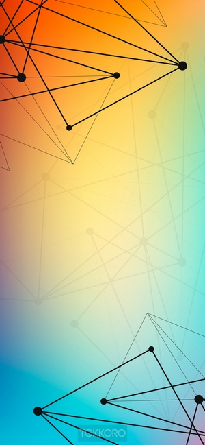 Abstract network lines on gradient background