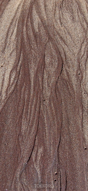 Sand patterns on a beach