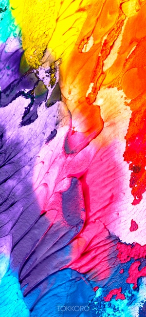 Abstract multicolor paint texture with bright colors
