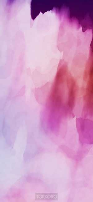 Abstract watercolor wash drawing with purple and pink hues
