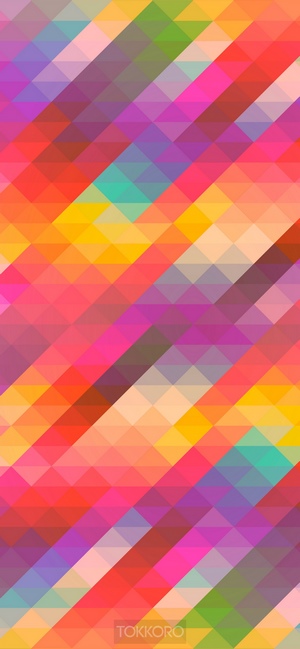 Geometric Multicolor Pattern with Diagonal Stripes