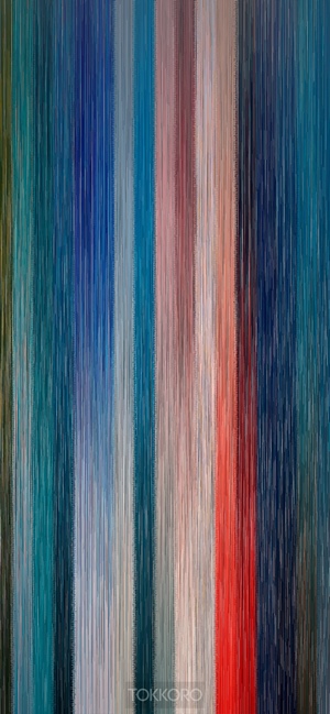 Vertical Stripes Multicolor Abstract Art