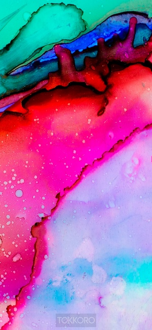 Abstract multicolor bright iPhone 11 X screensaver
