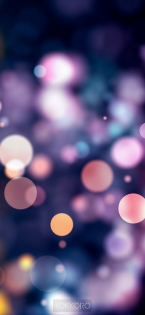 Abstract bokeh lights on dark background