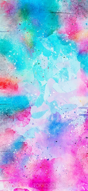 Abstract watercolor splash painting