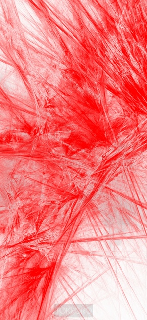Abstract red fractal pattern