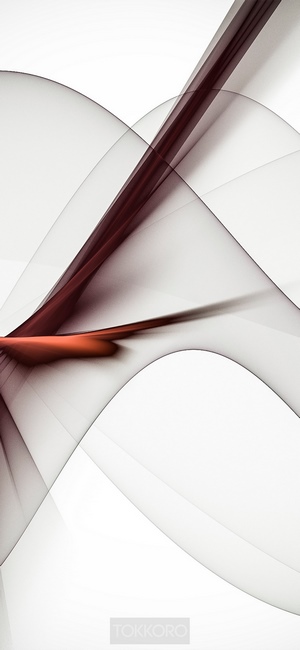Abstract flowing lines with red and grey tones