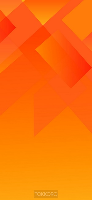 Abstract orange geometric shapes