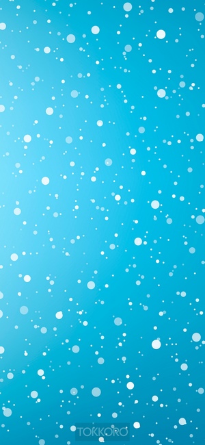 Blue background with white snowflakes
