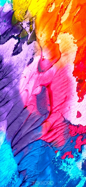 Abstract multicolor paint texture