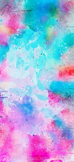 Watercolor splash abstract art