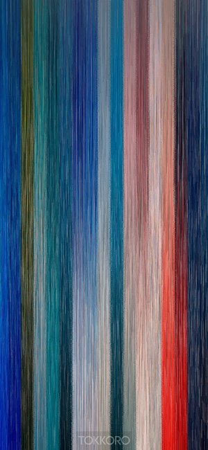 Abstract vertical stripes in multicolor