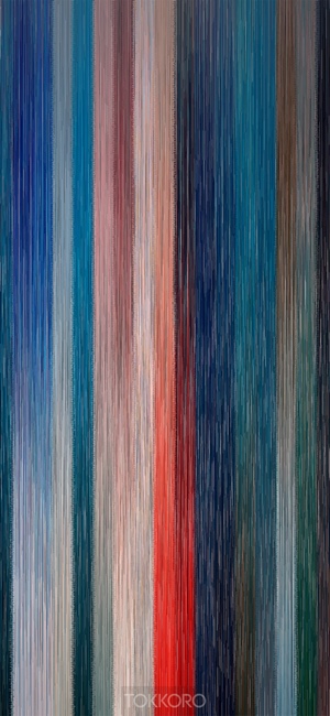 Vertical multicolor stripes abstract art