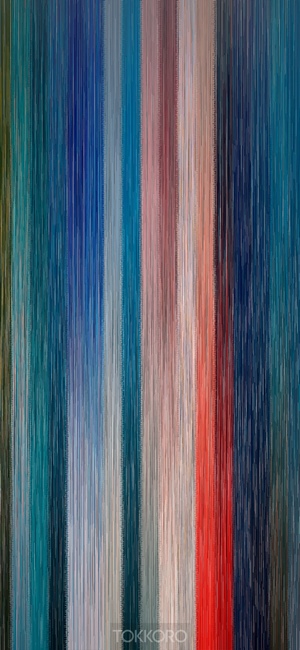 Vertical multicolor stripes abstract art