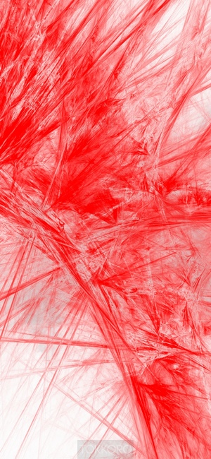 Abstract red fractal pattern