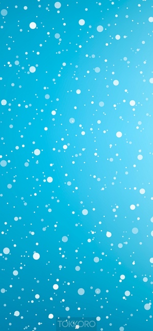 Blue background with white snowflakes