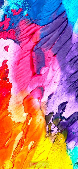 Abstract multicolor paint texture