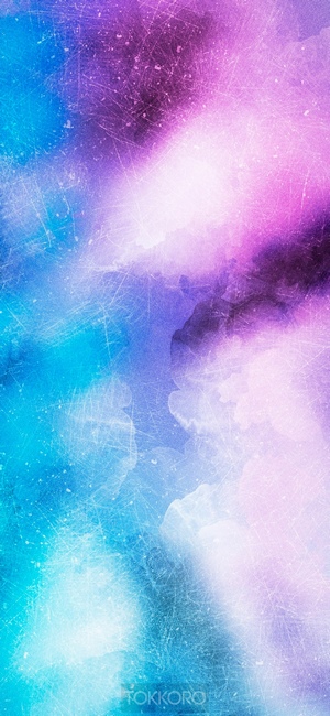 Abstract watercolor wash drawing with blue and purple hues