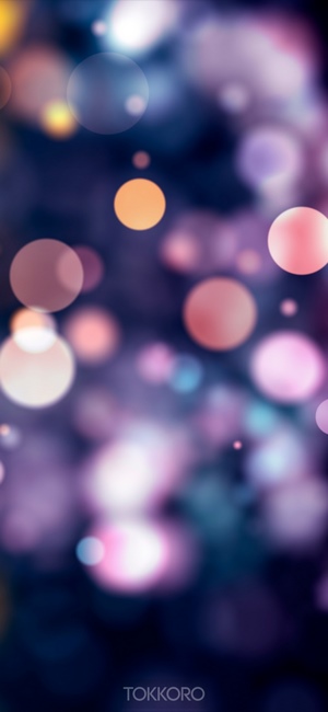 Abstract bokeh lights on dark background