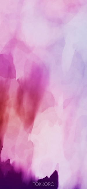 Abstract watercolor wash drawing with purple and pink hues