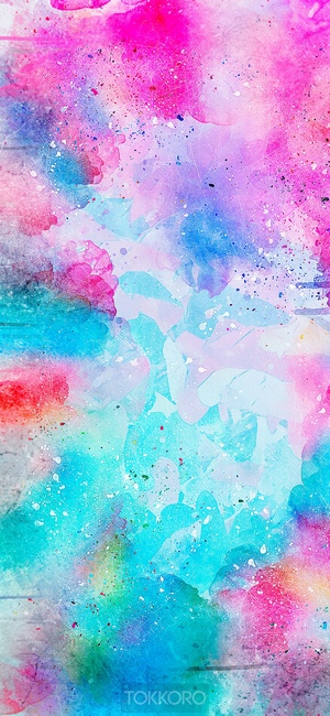 Abstract watercolor splash painting