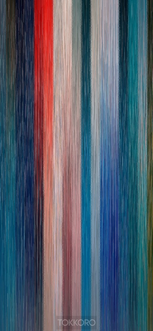 Vertical multicolor stripes abstract art