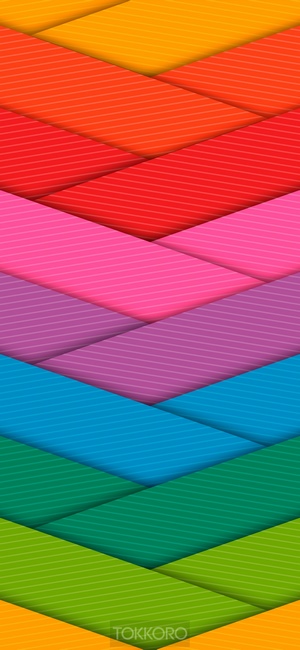 Abstract multicolor layered geometric pattern