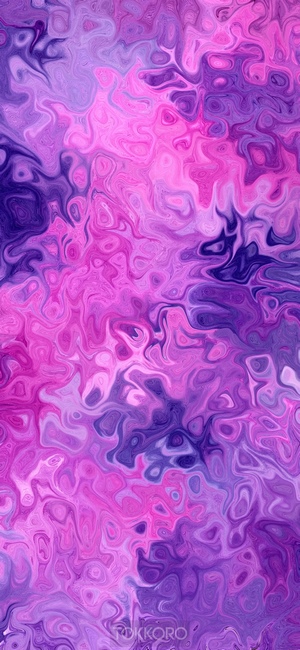 Abstract pink and purple wash drawing
