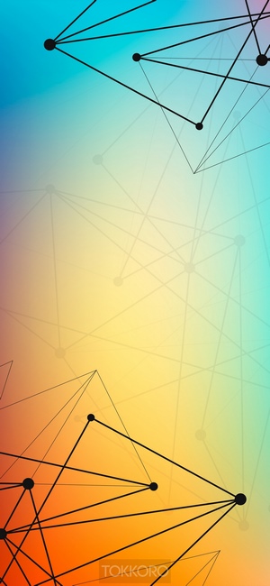 Abstract network connections on gradient background
