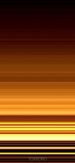 Abstract horizontal stripes in warm colors
