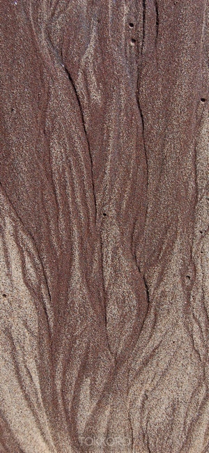 Sand patterns on a beach