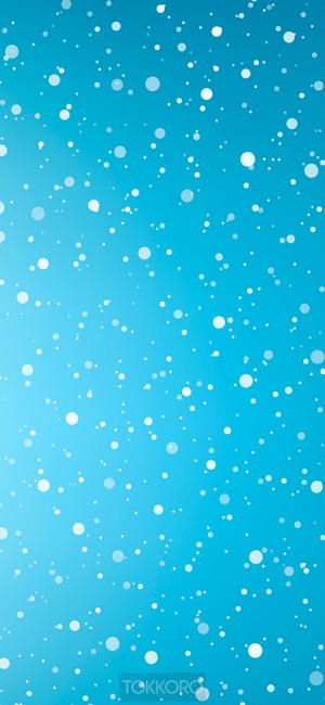 Blue background with white snowflakes for iPhone 11 Pro