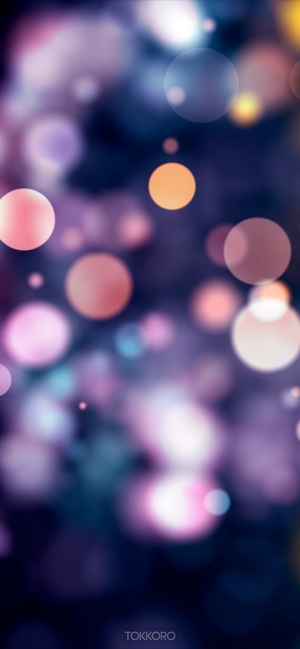 Abstract bokeh lights on dark background