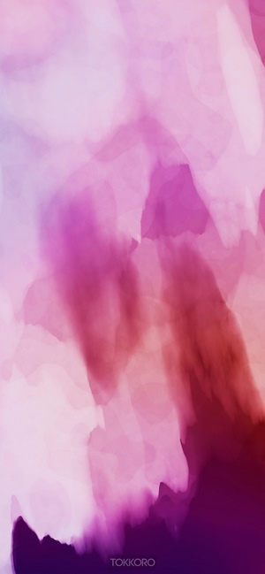 Abstract watercolor wash drawing with pink and purple hues