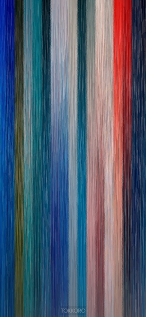 Vertical stripes of various colors