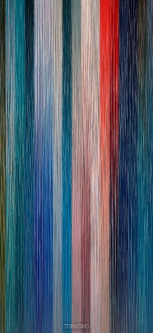 Vertical multicolor stripes abstract art