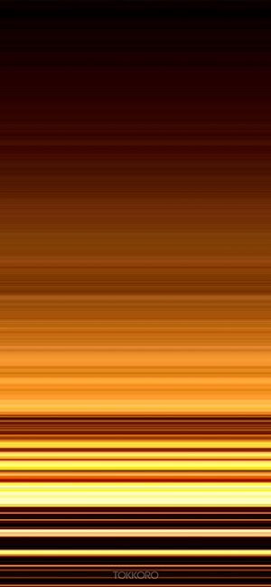 Abstract horizontal stripes in warm colors