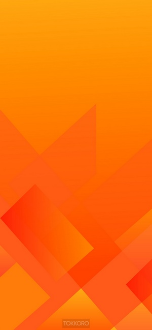 Abstract Orange Geometric Design