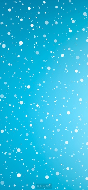 Blue background with white snowflakes