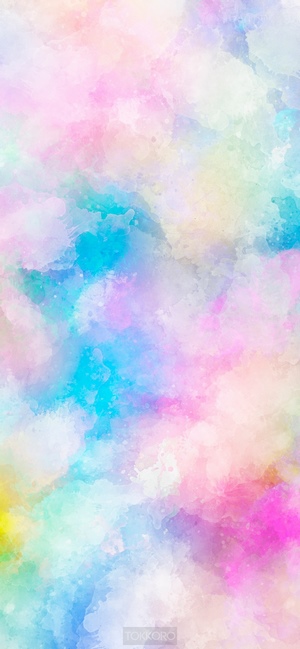 Abstract watercolor wash drawing with pastel colors
