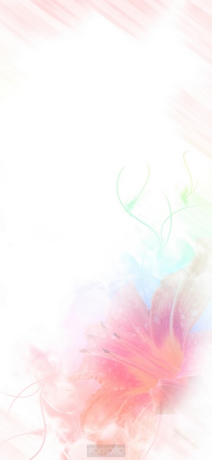 Pink flower with soft brush strokes