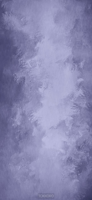 Abstract textured painting with purple and white hues